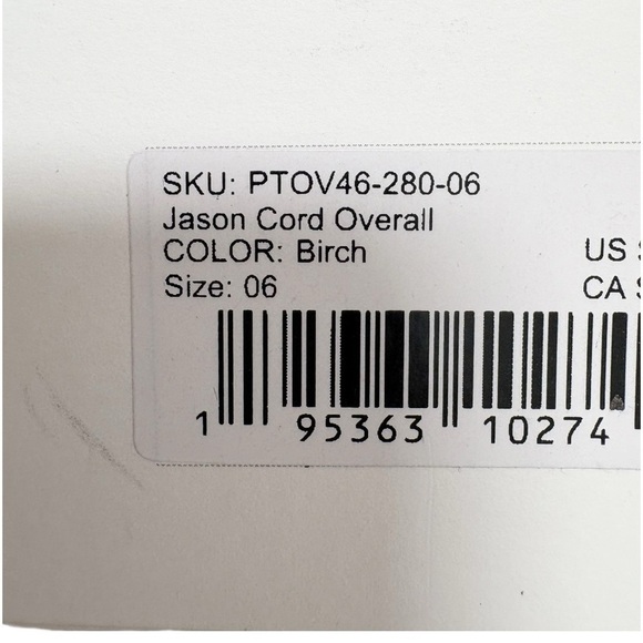 NEW Carve Designs Jason Overalls Size 6 - Picture 11 of 11